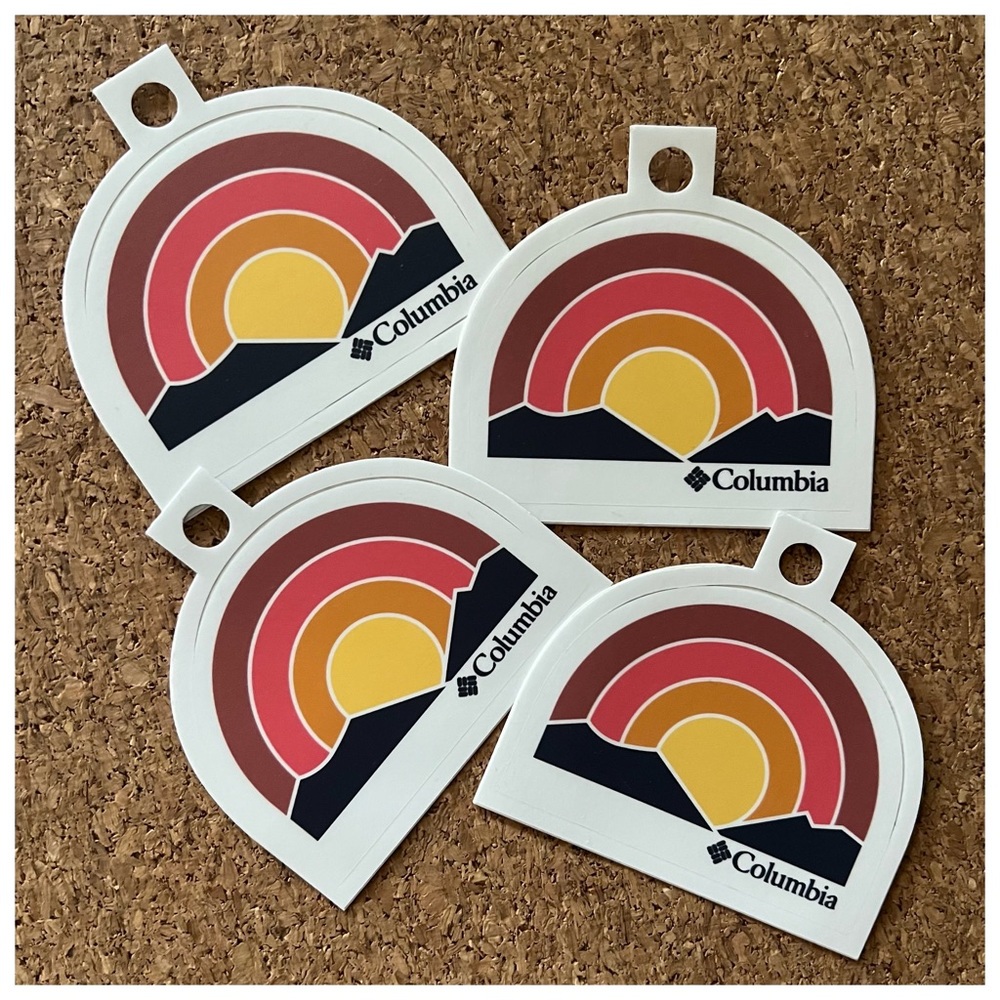 B4G4 FREE Columbia Stickers